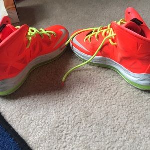 LeBron James basketball sneakers